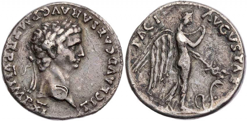 RÖMISCHE KAISERZEIT
Claudius, 41-54 n. Chr. AR-Denar (subärat) 46/47 n. Chr. Ro...