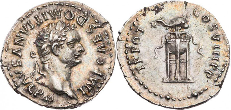 RÖMISCHE KAISERZEIT
Domitianus, 81-96 n. Chr. AR-Denar 82 n. Chr. Rom Vs.: IMP ...
