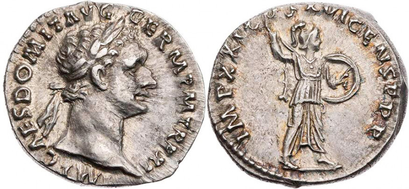 RÖMISCHE KAISERZEIT
Domitianus, 81-96 n. Chr. AR-Denar 92 n. Chr. Rom Vs.: IMP ...