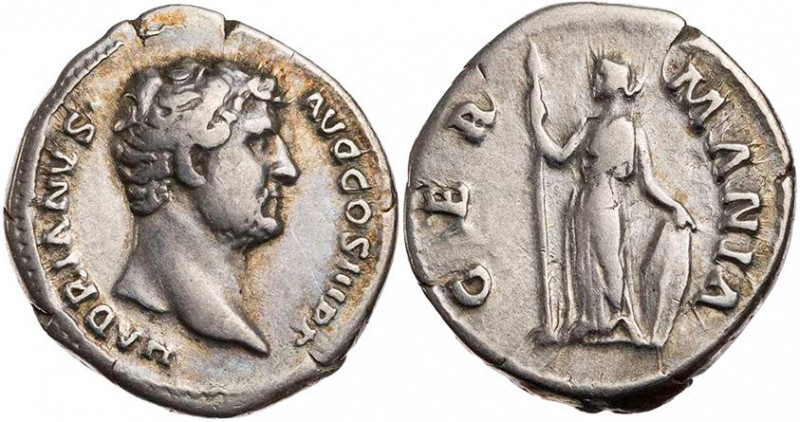 RÖMISCHE KAISERZEIT
Hadrianus, 117-138 n. Chr. AR-Denar 130-133 n. Chr. Rom Vs....