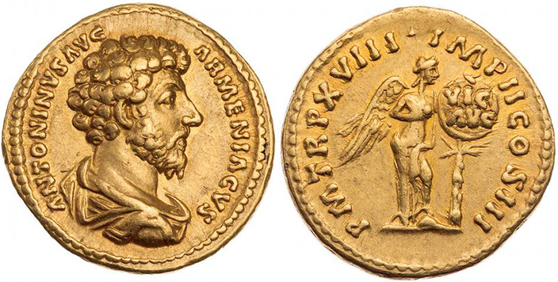 RÖMISCHE KAISERZEIT
Marcus Aurelius, 161-180 n. Chr. AV-Aureus 163/164 n. Chr. ...