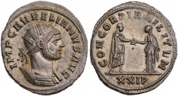 RÖMISCHE KAISERZEIT
Aurelianus, 270-275 n. Chr. BI-Antoninian 9. Emission, Herbst 274 - Frühjahr 275 n. Chr. Siscia, 1. Offizin Vs.: IMP C AVRELIANVS...