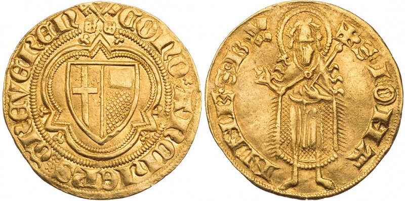 TRIER ERZBISTUM
Kuno II. von Falkenstein, 1362-1388. Goldgulden o. J. (1366-136...
