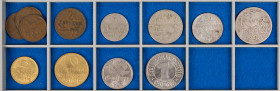 DANZIG
 Lot Typensammlung von 1 Pfennig bis 1 Gulden der 1. Münzserie sowie 2. Münzserie J. D 2 (3), 3, 4, 5, 6, 7, 12, 13, 14, 15, 16. 12 Stück meis...