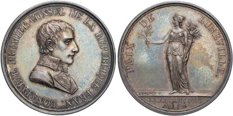 FRANKREICH 1. REPUBLIK, 1792-1804.
Napoléon Bonaparte, 1. Konsul, 1799-1804. Si...