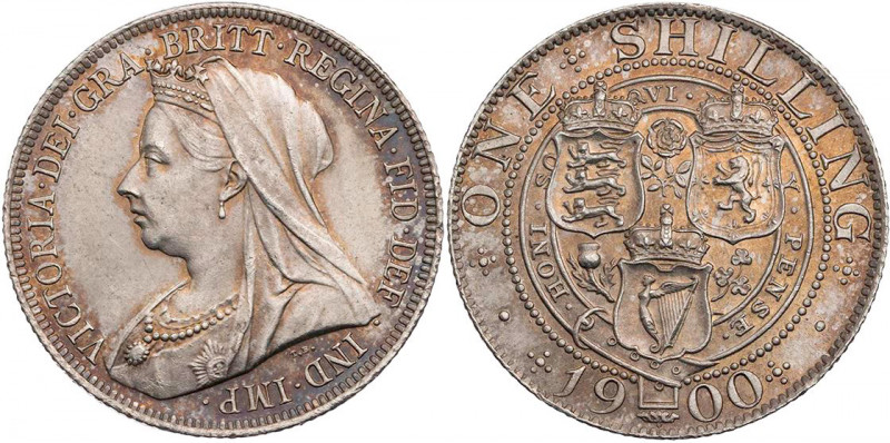 GROSSBRITANNIEN / IRLAND VEREINIGTES KÖNIGREICH
Victoria, 1837-1901. Shilling 1...