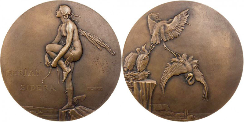 KUNSTMEDAILLEN JUGENDSTIL / ART DECO
Dammann, Paul-Marcel, 1885-1939. Bronzemed...