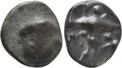 CENTRAL EUROPE. Boii. Obol (2nd-1st centuries BC). "Athena Alkis" type