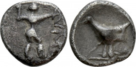 LUCANIA. Sybaris. Triobol (Circa 453-448 BC)