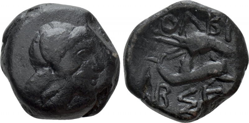 SKYTHIA. Olbia. Ae (Circa 190-180 BC). 

Obv: Wreathed head of Demeter right....