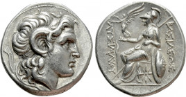 KINGS OF THRACE (Macedonian). Lysimachos (305-281 BC). Tetradrachm. Lampsakos