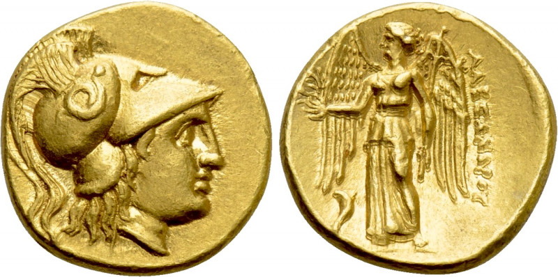 KINGS OF MACEDON. Alexander III 'the Great' (336-323 BC). GOLD Stater. Magnesia ...