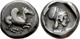 AKARNANIA. Leukas. Stater (Circa 470-450 BC)