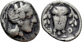 ATTICA. Athens. Hemidrachm (Circa 454-404 BC)