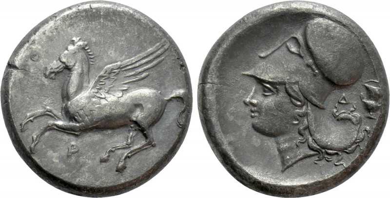 CORINTHIA. Corinth. Stater (Circa 350-285 BC). 

Obv: Pegasos flying left; kop...