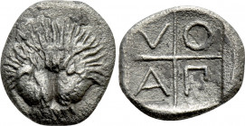 BOSPOROS. Pantikapaion. Diobol or Hemidrachm (Circa 400-375 BC)