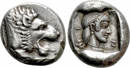 CARIA. Knidos. Drachm (Circa 465-449 BC)