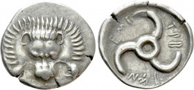 DYNASTS OF LYCIA. Trbbenimi (Circa 390-370 BC). Tetrobol. Uncertain mint