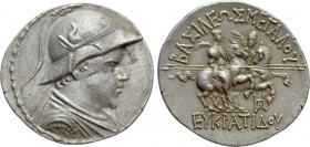 KINGS OF BAKTRIA. Eukratides I Megas (Circa 170-145 BC). Tetradrachm