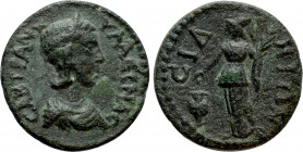 PAMPHYLIA. Side. Tranquillina (Augusta, 241-244). Ae