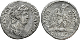 SELEUCIS & PIERIA. Antioch. Nero (54-68). Tetradrachm. Dated RY 10 and Year 112 of the Caesarean Era (63/4)