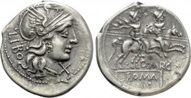 Q MARCIUS LIBO. Denarius (148 BC). Denarius