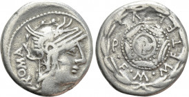 M. CAECILIUS Q.F. Q.N. METELLUS (127 BC). Denarius. Rome