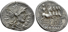 CN. DOMITIUS AHENOBARBUS. Denarius (116-115 BC). Rome