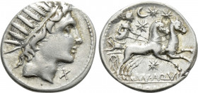 MAN. AQUILIUS. Denarius (109-108 BC). Rome
