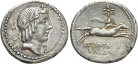 L. CALPURNIUS PISO FRUGI. Denarius (90 BC). Rome