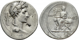 OCTAVIAN (30-29 BC). Denarius. Uncertain Italian mint, possibly Rome
