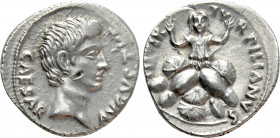 AUGUSTUS (27 BC-14 AD). Denarius. Petronius Turpilianus, moneyer. Rome