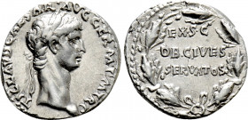 CLAUDIUS (41-54). Denarius. Lugdunum