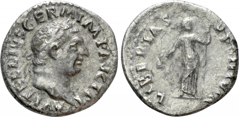 VITELLIUS (69). Denarius. Rome. 

Obv: A VITELLIVS GERM IMP AVG TR P. 
Laurea...