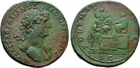 HADRIAN (117-138). Sestertius. Rome