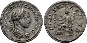 ELAGABALUS (218-222). Denarius. Rome
