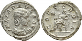 JULIA PAULA (Augusta, 219-220). Denarius. Antioch