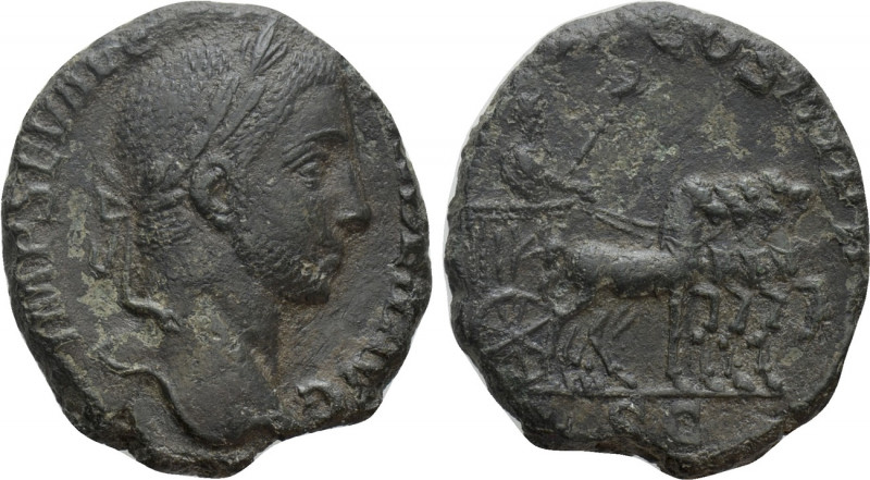 SEVERUS ALEXANDER (222-235). As. Rome. 

Obv: IMP SEV ALEXANDER AVG. 
Laureat...