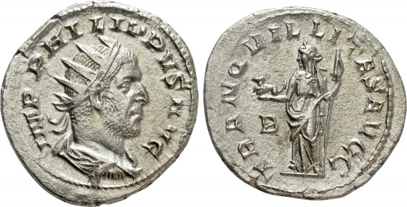 PHILIP I 'THE ARAB' (244-249). Antoninianus. Rome. 

Obv: IMP PHILIPPVS AVG. ...