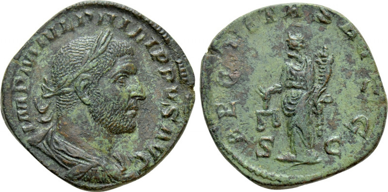 PHILIP I 'THE ARAB' (244-249). Sestertius. Rome. 

Obv: IMP M IVL PHILIPPVS AV...
