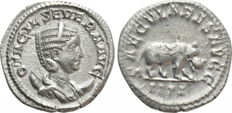 OTACILIA SEVERA (Augusta 244-249). Antoninianus. Rome. Saecular Games/1000th Ann...