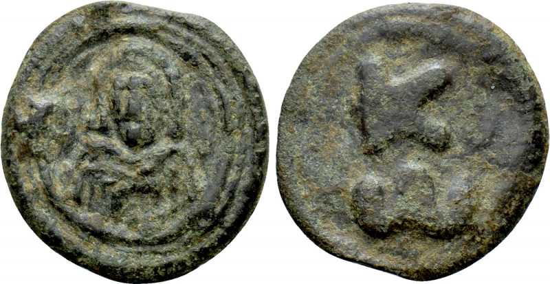 CONSTANTINE VII PORPHYROGENITUS (913-959). Ae. Cherson. 

Obv: Crowned bust fa...