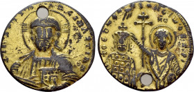 JOHN I TZIMISCES (969-976). Fourrée Histamenon Nomisma. Constantinople