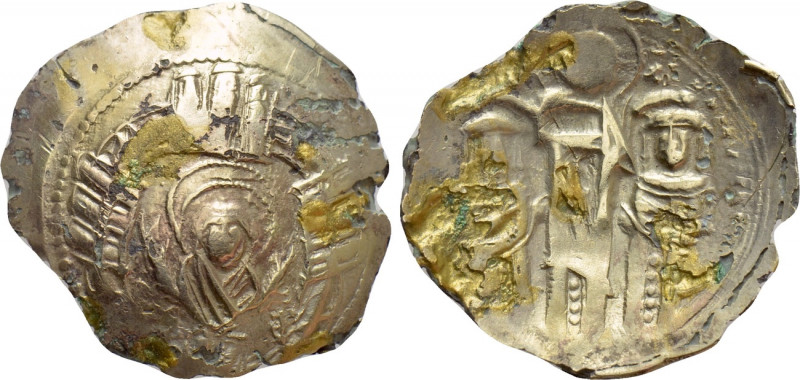 ANDRONICUS II with ANDRONICUS III (1325-1328). Fourrèe Hyperpyron. Constantinopl...