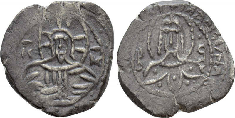 MANUEL II PALAEOLOGUS (1391-1423). 1/2 Stavraton. Constantinople. 

Obv: IC - ...