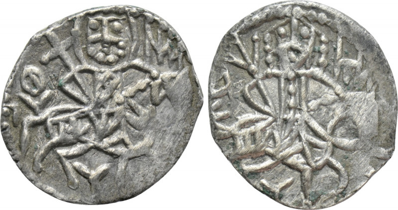 EMPIRE OF TREBIZOND. Alexius IV (1417-1446). Asper. 

Obv: St. Eugenius, holdi...