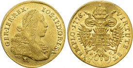 AUSTRIA. Joseph II (1765-1790). GOLD Dukat (1776 E-HG). Karlsburg