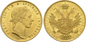 AUSTRIAN EMPIRE. Franz Joseph I (1848-1916). GOLD Ducat (1859-A). Wien (Vienna)