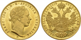 AUSTRIAN EMPIRE. Franz Joseph I (1848-1916). GOLD Ducat (1859-A). Wien (Vienna)