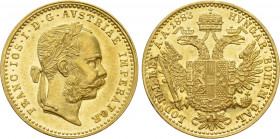 AUSTRIAN EMPIRE. Franz Joseph I (1848-1916). GOLD Ducat (1883). Wien (Vienna)